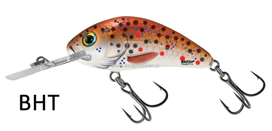 WOBLER SALMO HORNET FLOATING 4cm - PUMPKIN SPICE, PRZYNĘTY \ Sztuczne \  Woblery