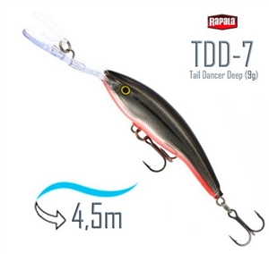 Zdjęcie WOBLER RAPALA DEEP TAIL DANCER 7cm HLWM