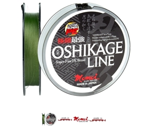 Zdjęcie Plecionka MOMOI Oshikage 125m 0,105mm/3,6kg GREEN