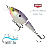 Wobler RAPALA JOINTED SH SHAD RAP 7cm PDS